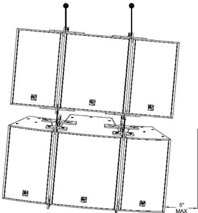 ELECTRO-VOICE EVF-1122D/66 - Left-to-Right Horizontal Cluster Angles - 1