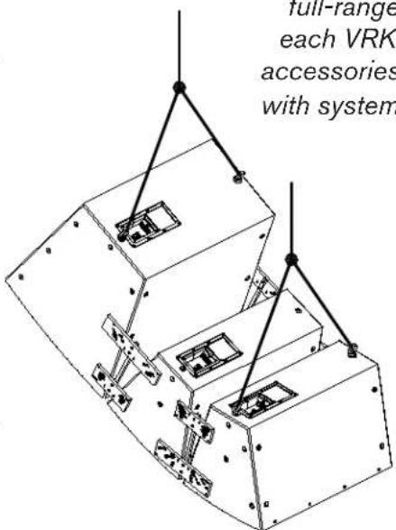 ELECTRO-VOICE EVF-1122D/66 - VRK Kits and Vertically Rigged Clusters - 3