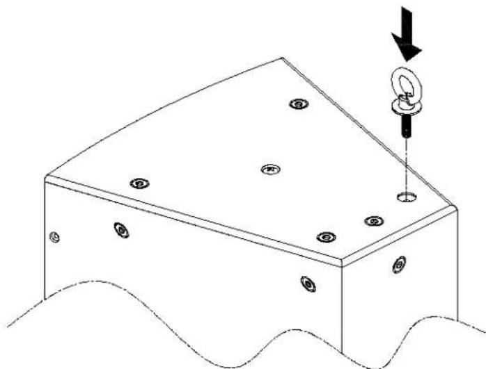 ELECTRO-VOICE EVF-1122S 99 - Eyebolt Installation - 2