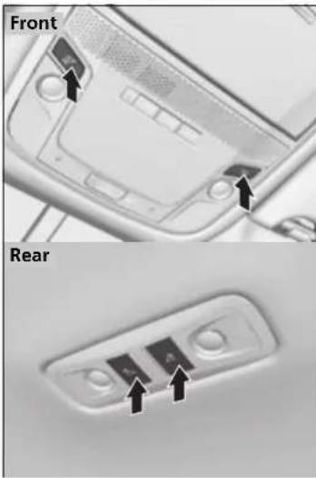 Honda Clarity Fuel Cell (2017) - Map Lights - 1