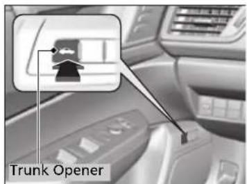 Honda Clarity Fuel Cell (2017) - Using the Trunk Opener - 1