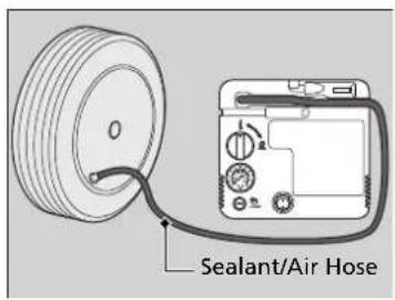 Honda Clarity Fuel Cell (2017) - Distributing the Sealant in the Tire - 2