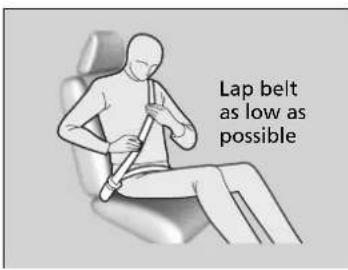 Honda Clarity Fuel Cell (2017) - Fastening a Seat Belt - 1