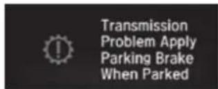 Honda Clarity Fuel Cell (2017) - If the Transmission System Indicator Blinks along with the Warning Message - 2