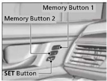 Honda Clarity Fuel Cell (2017) - Storing a Position in Memory - 1