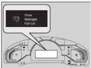 Honda Clarity Fuel Cell (2017) - How to Close the Dust Cap and the Fuel Lid - 1