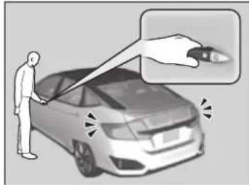 Honda Clarity Fuel Cell (2017) - ■Unlocking the doors and trunk - 1