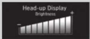 Honda Clarity Fuel Cell (2017) - Adjusting the Head-Up Display Brightness - 2