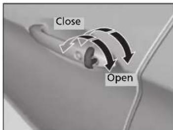 Honda Clarity Fuel Cell (2017) - Opening/Closing the Windows with the Key - 1