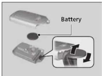 Honda Clarity Fuel Cell (2017) - Battery type: CR2032 - 1