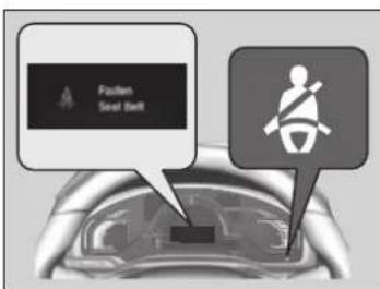 Honda Clarity Fuel Cell (2017) - Seat Belt Reminder - 1