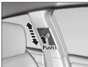Honda Clarity Fuel Cell (2017) - Adjusting the Shoulder Anchor - 1