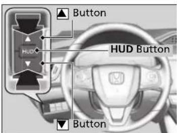 Honda Clarity Fuel Cell (2017) - Adjusting the Head-Up Display Brightness - 1