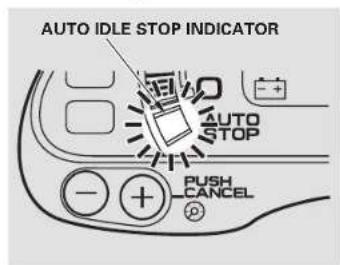 Honda Insight (2003) - Auto Idle Stop Indicator - 1