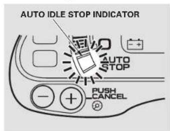 Honda Insight (2003) - Auto Idle Stop Indicator - 1
