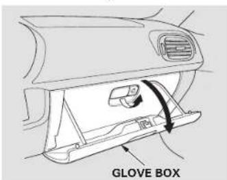 Honda Insight (2003) - Storage Box, Glove Box - 2