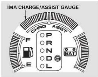Honda Insight (2003) - Battery Level Gauge - 4