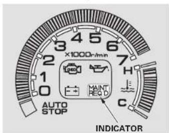 Honda Insight (2003) - Tachometer - 1