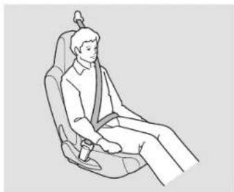 Honda Insight (2003) - 4.Fasten and Position the Seat Belts - 1