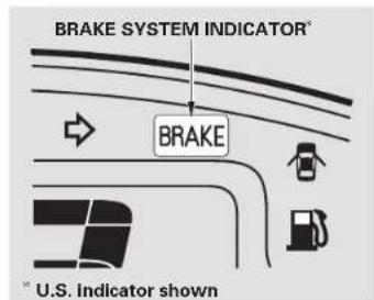 Honda Insight (2003) - Brake System Indicator - 1