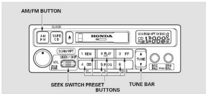 Honda Insight (2003) - Audio System - 1