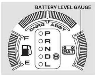 Honda Insight (2003) - Battery Level Gauge - 2