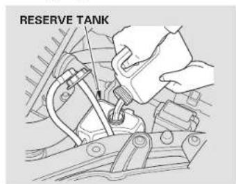 Honda Insight (2003) - Adding Engine Coolant - 1