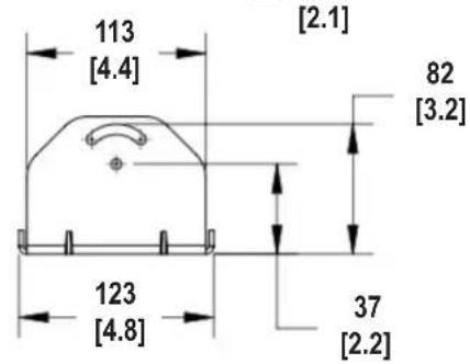 JBL CBT1000E - BRACKET PARTS DIMENSIONAL DIAGRAMS - 8