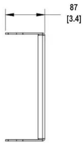 JBL CBT1000E - BRACKET PARTS DIMENSIONAL DIAGRAMS - 9