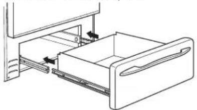 Adora JB755SJSS - To replace the drawer: - 1