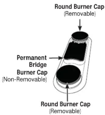 Adora JGB760DEFWW - Round Burner - 1