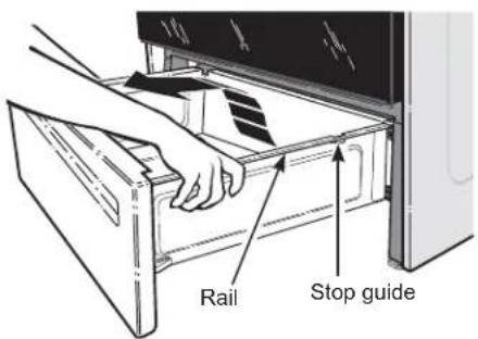 Adora JB755BJTS - To replace the drawer: - 1