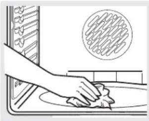 Adora JB710EDES - Using the self-cleaning oven. - 1