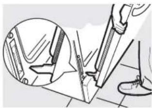 Adora JB710EDES - To clean the outside of the door: - 2