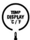 GE ZIS360NM - Changing display temperatures from °F to °C - 1