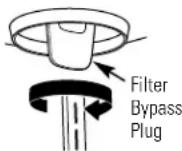 GE ZIS360NM - Filter Bypass Plug: - 1