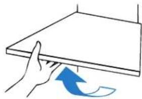 GE Profile TFJ28PFDAA - REMOVAL OF AIRTIGHT SNACK CASE AND REPLACING THE INTERIOR LIGHT BULB - 1