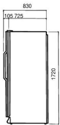 GE Profile TFJ28PFDAA - EXTERNAL DIMENSIONS (continued) - 9