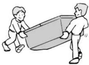 GE Profile TFJ28PFDAA - EMPLOY PROFESSIONAL MOVERS - 2