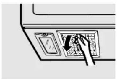 GE EMO3000CSS - Removing and Cleaning the Filter - 1
