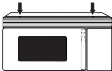 GE SCA2000FBB - To remove the charcoal filter - 1