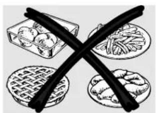 GE JVM1490CH - Comidas recomendadas - 1