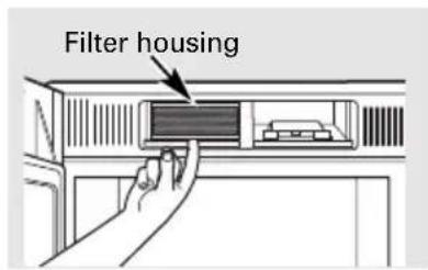 GE HVM1750DPCC - To Remove Charcoal Filter - 2