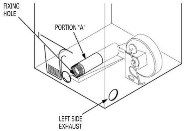 GE DSLVR48GHWW - DRYER EXHAUST TO LEFT OR BOTTOM CABINET - 4