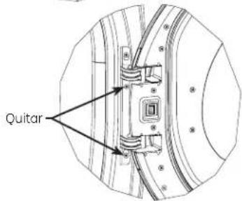 GE GFDS355GLMS - Retire el conjunto de la puerta - 1