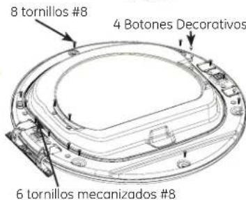 GE GFDS355GLMS - Retire el conjunto de la puerta - 3