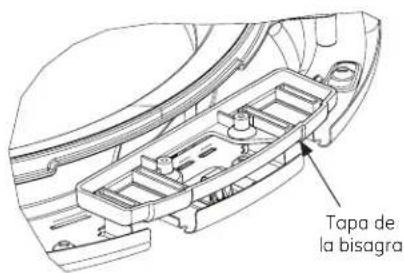 GE GFDS355GLMS - Reinstale el conjunto de bisagras - 1