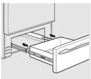 GE JGB500DEPWW - To replace the drawer: - 2
