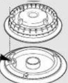 GE JGB500DEPWW - Burner Caps, Bases and Heads - 4