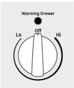 GE JGBP25BECWH - Using the warming drawer. (on some models) - 1